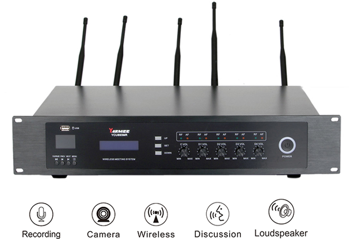 Digital wireless conference system built in speaker YCU893 Digital wireless conference system built in speaker YCU893