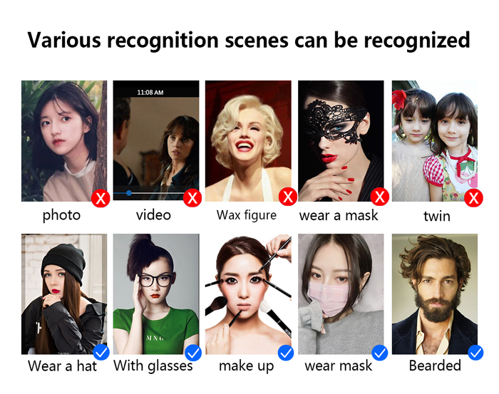 Facial recognition infrared thermometer and distance sensor YF120 Facial recognition infrared thermometer and distance sensor YF120