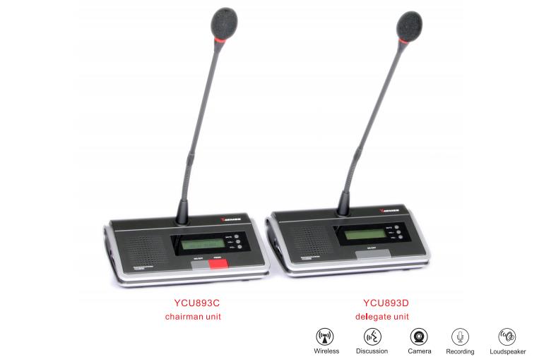 Digital wireless conference system built in speaker YCU893 Digital wireless conference system built in speaker YCU893
