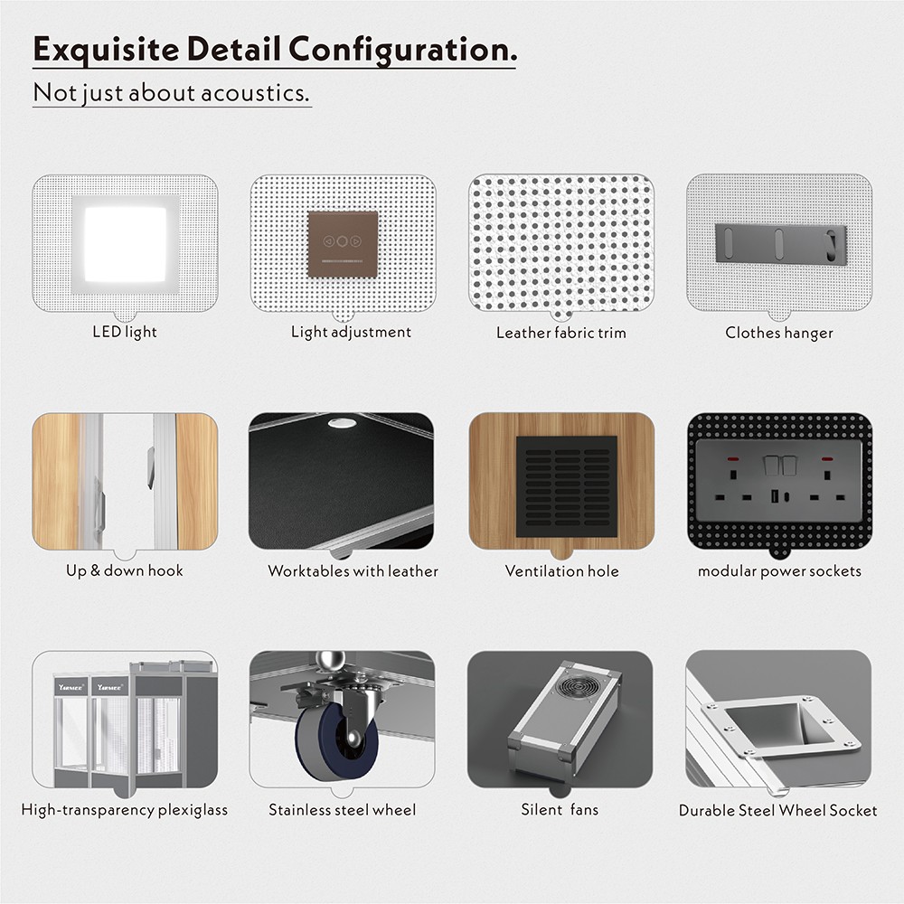 YP452 YARMEE interpreter booth for interpreter