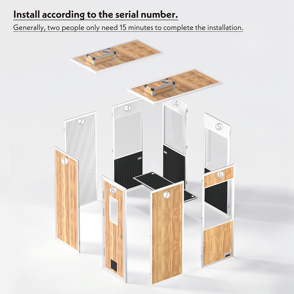 YP452 YARMEE interpreter booth for interpreter